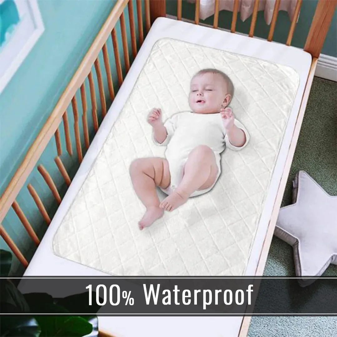 100% Waterproof Ultra Soft Export Quality Kids Under Pad In White Color