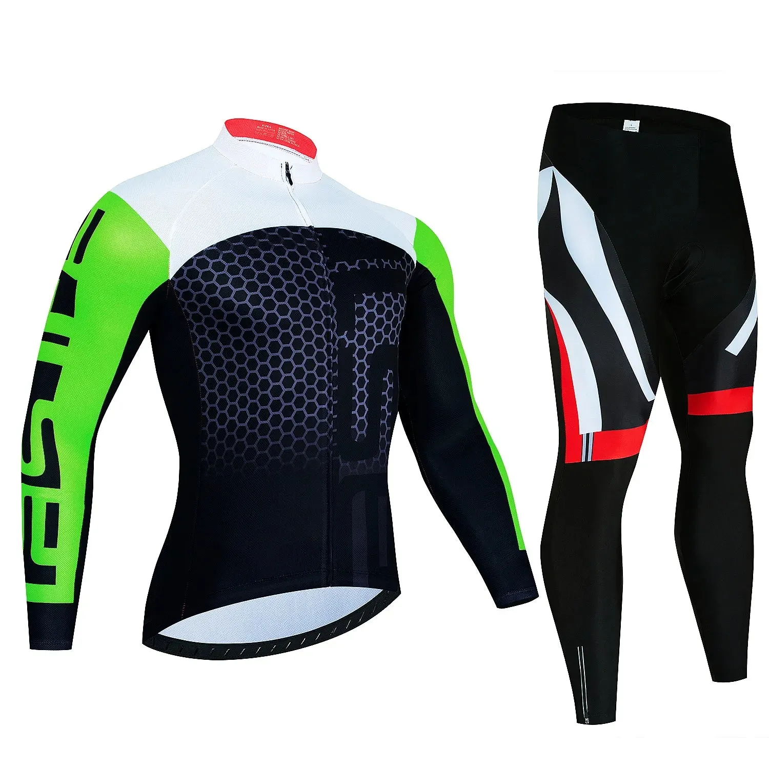 2024 Long Sleeve Cycling Jersey Set New Quick Step Mtb Bicycle Clothing Bicycle Maillot Ropa Ciclismo Mans Bike Clothes Cycling