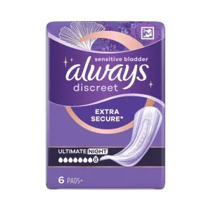 Always Discreet Pads Ultimate Night 6 pcs