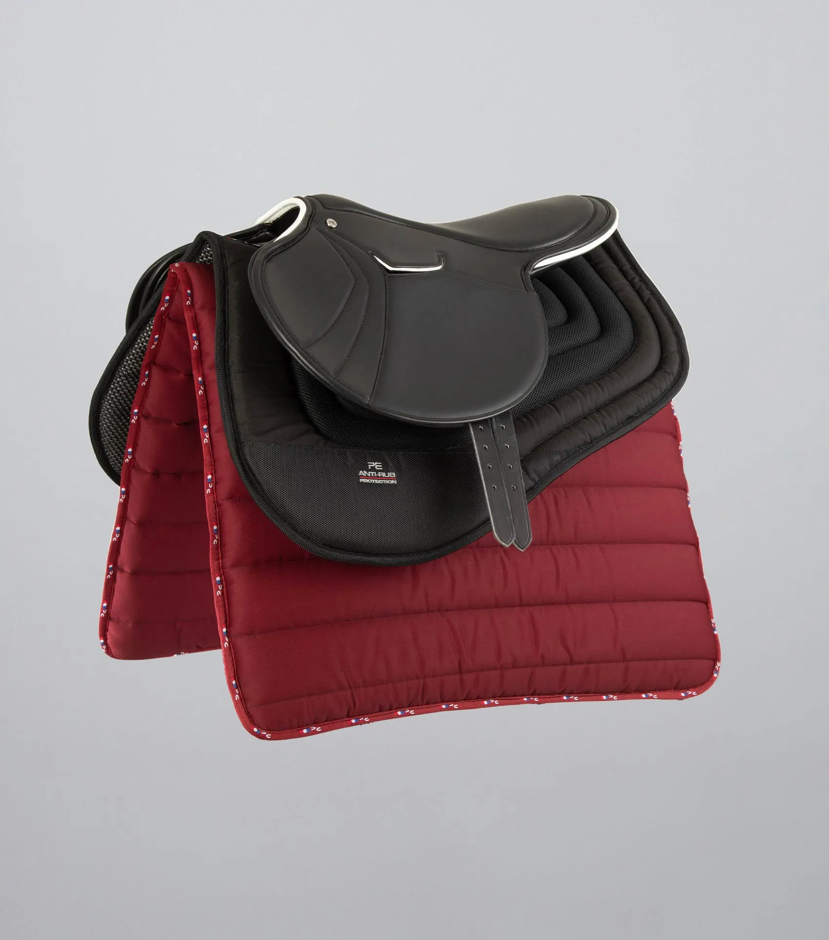 Anti-Slip Airflow Shockproof Racing/ Training Saddle Pad Black