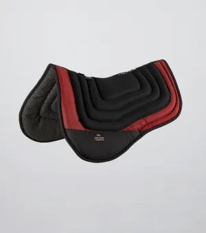 Anti-Slip Airflow Shockproof Racing/ Training Saddle Pad Black/Red