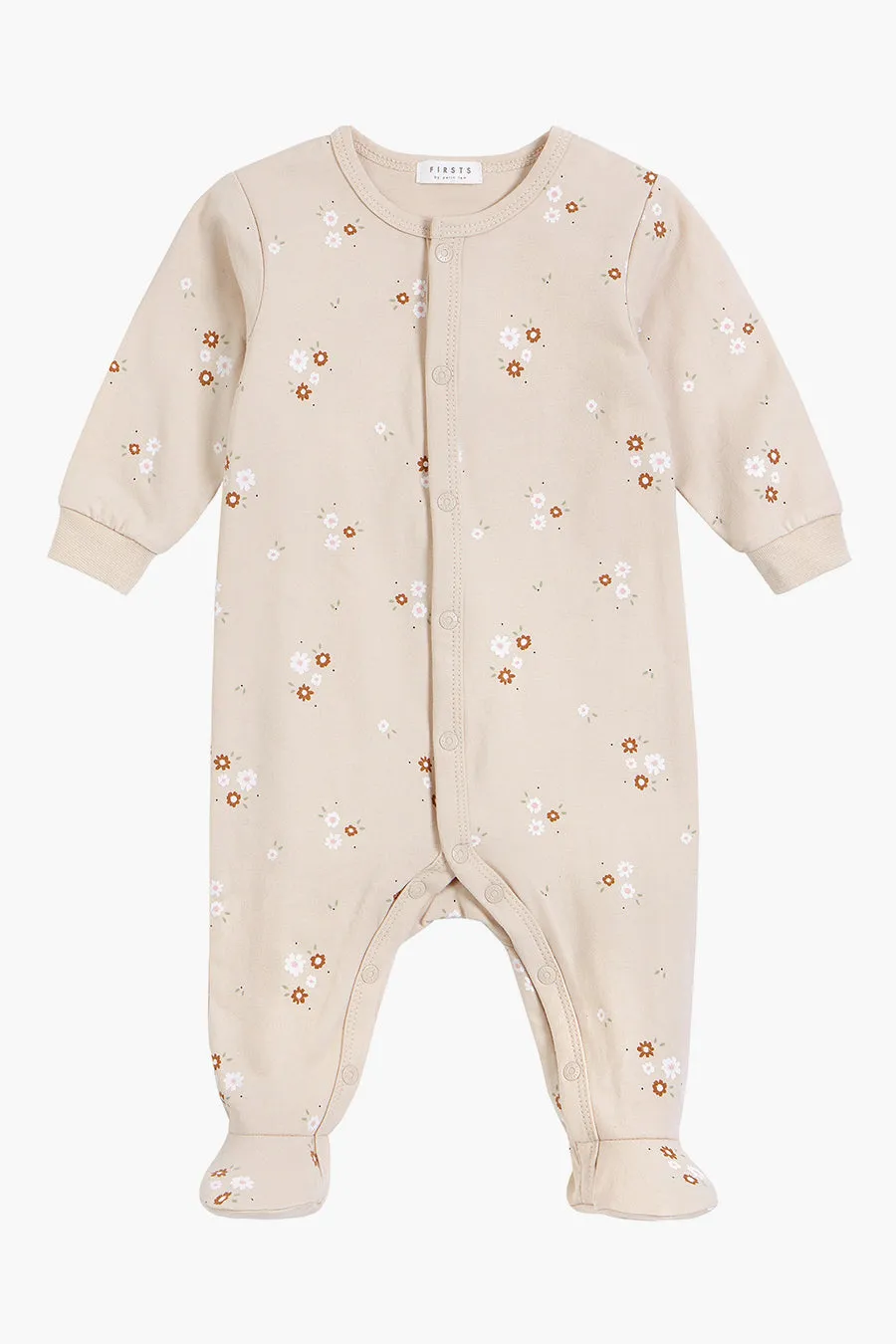 Baby Girl Petit Lem Floral Footie