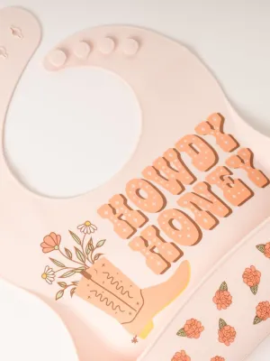 Bloomin' Boot Silicone Bib