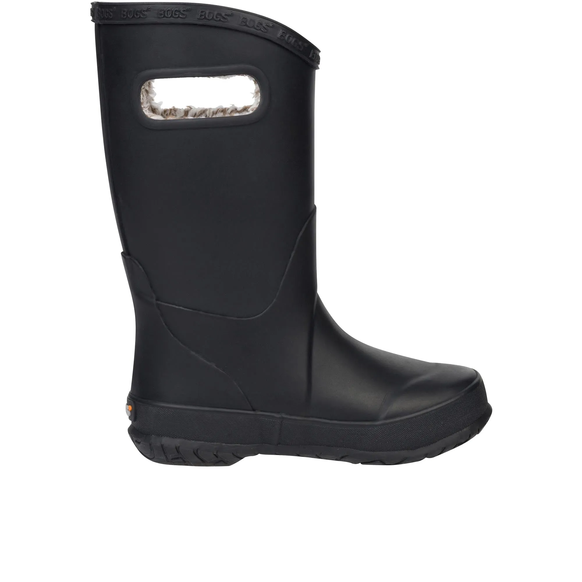 Bogs Childrens Rainboot Plush Black