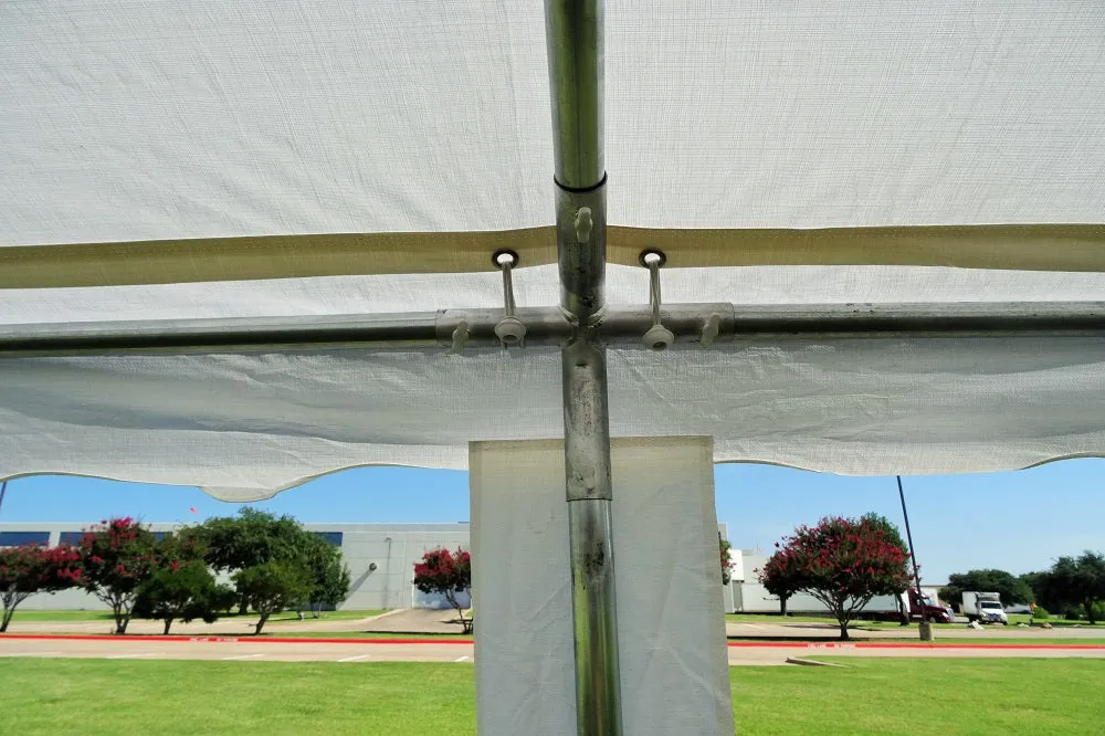 Budget PE Party Tent 40'x20' with Waterproof Top