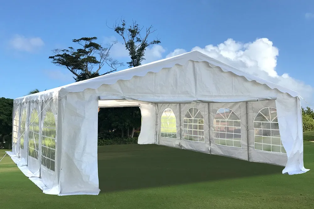 Budget PVC Party Tent 26'x20' - White