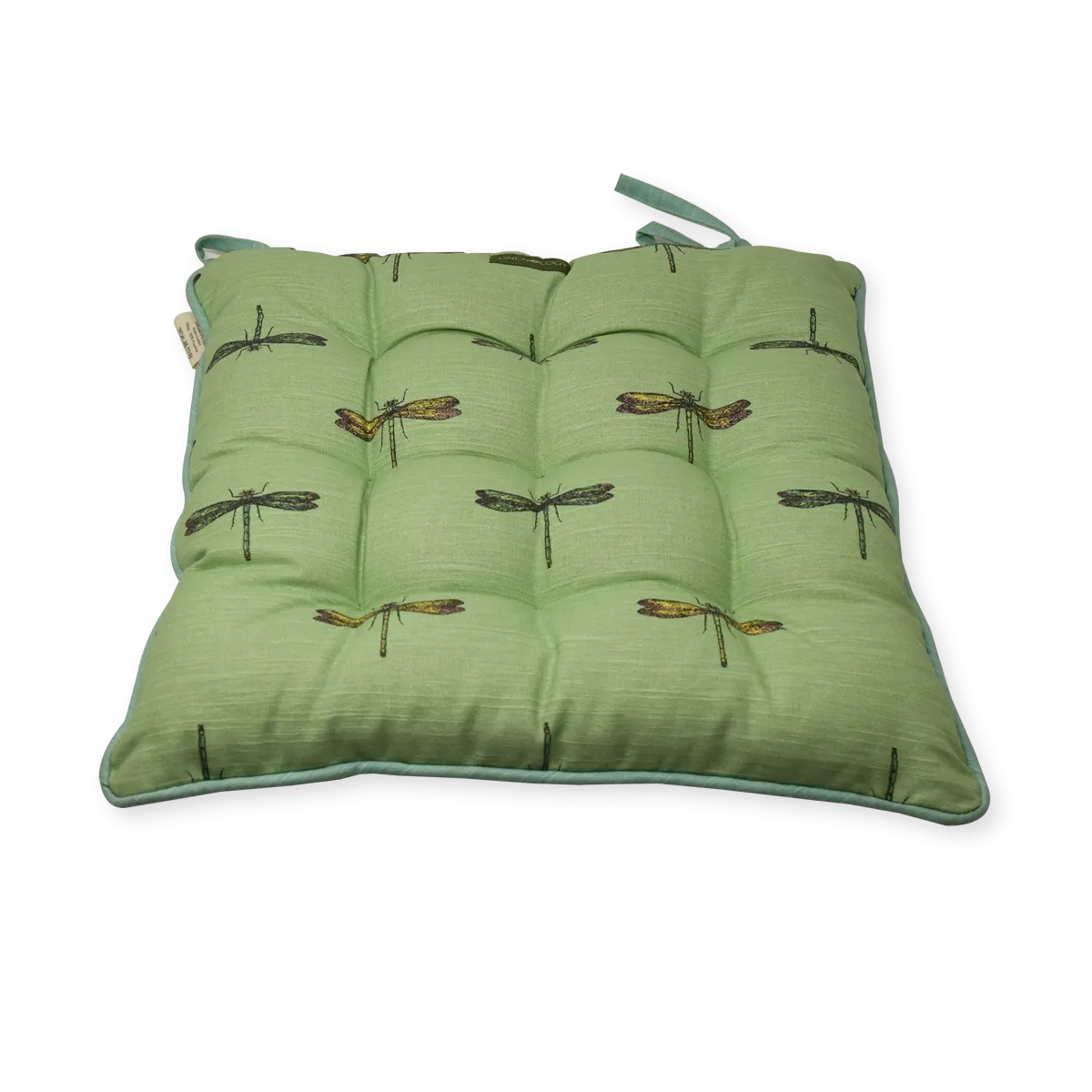 Chair Pad with Ties - Akitsu - Seafoam