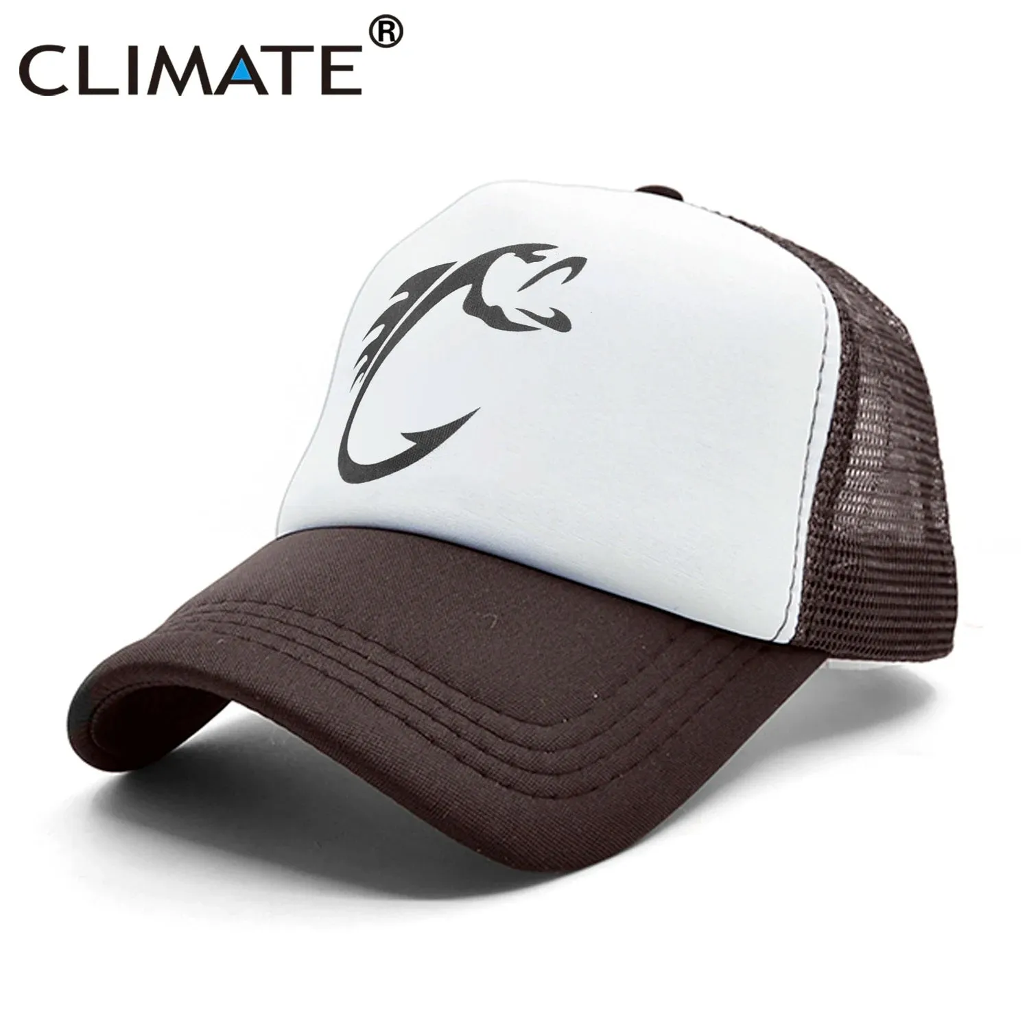 CLIMATE FISH Fishing Trucker Cap Designed for anglers