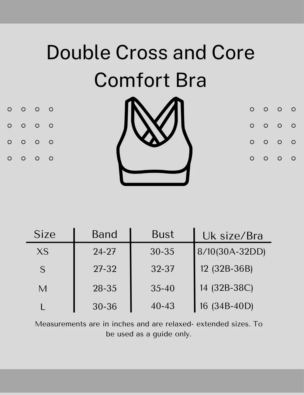 Core comfort bra- Jet