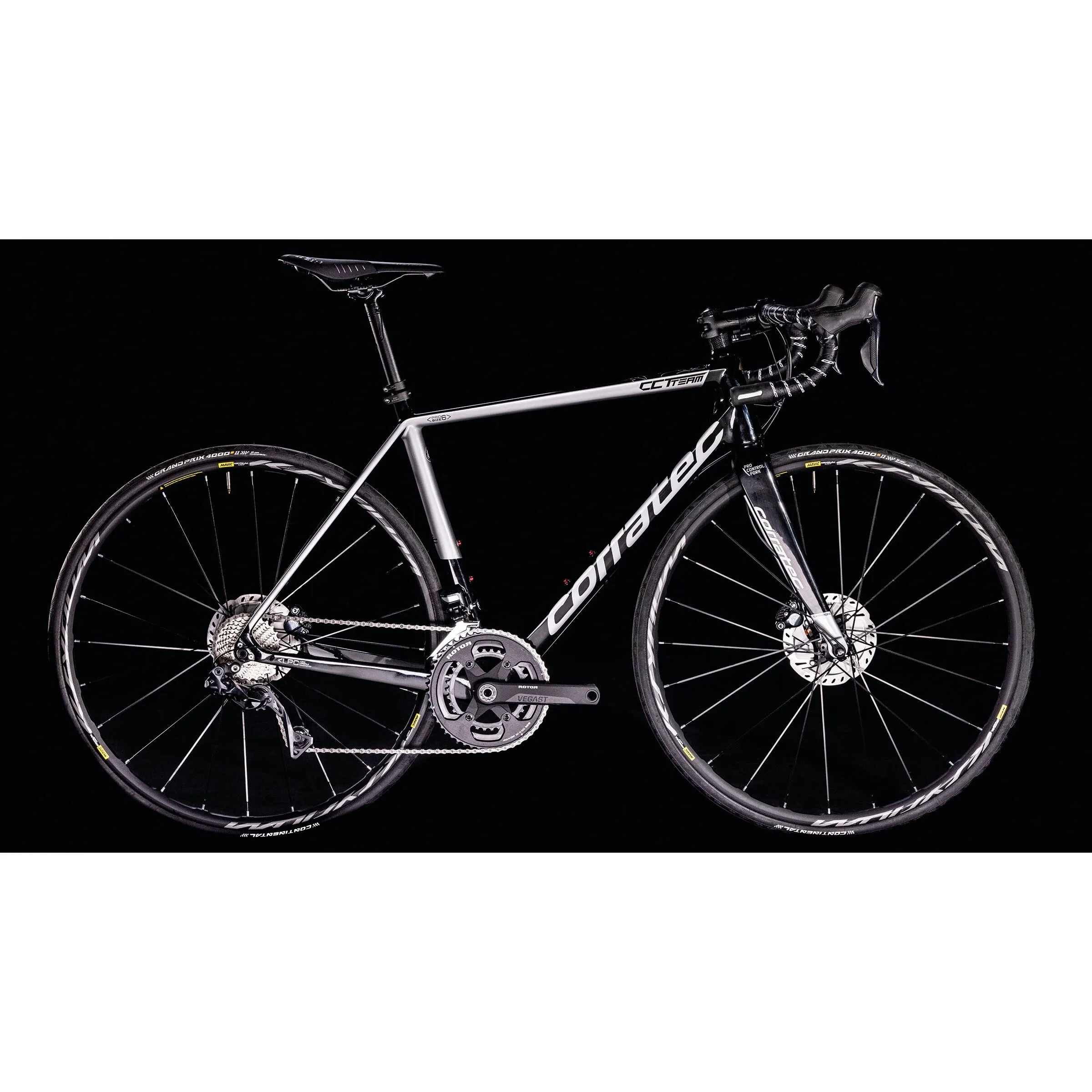 Corratec CCT Team Pro Disc Di2 Black/Chrome