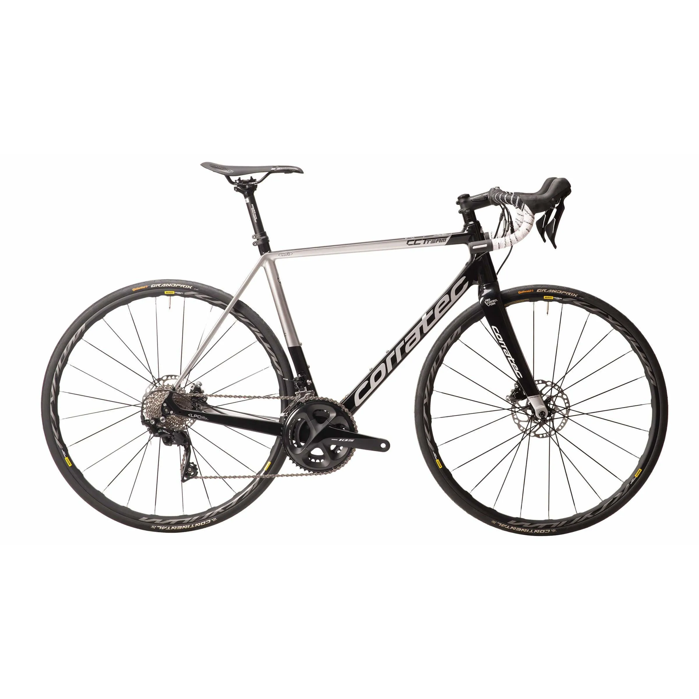 Corratec CCT Team Pro Disc Ultegra Black/Silver