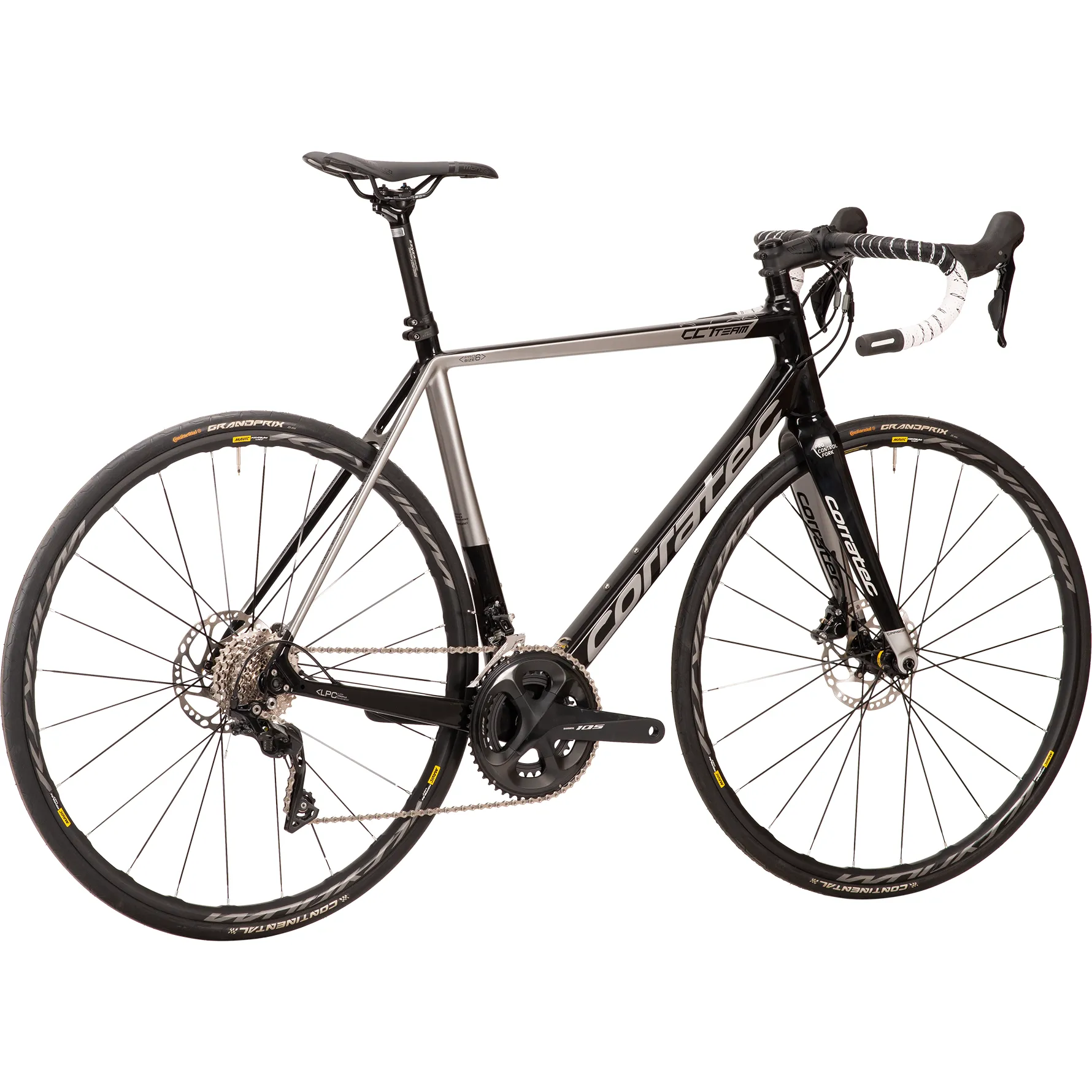 Corratec CCT Team Pro Disc Ultegra Black/Silver