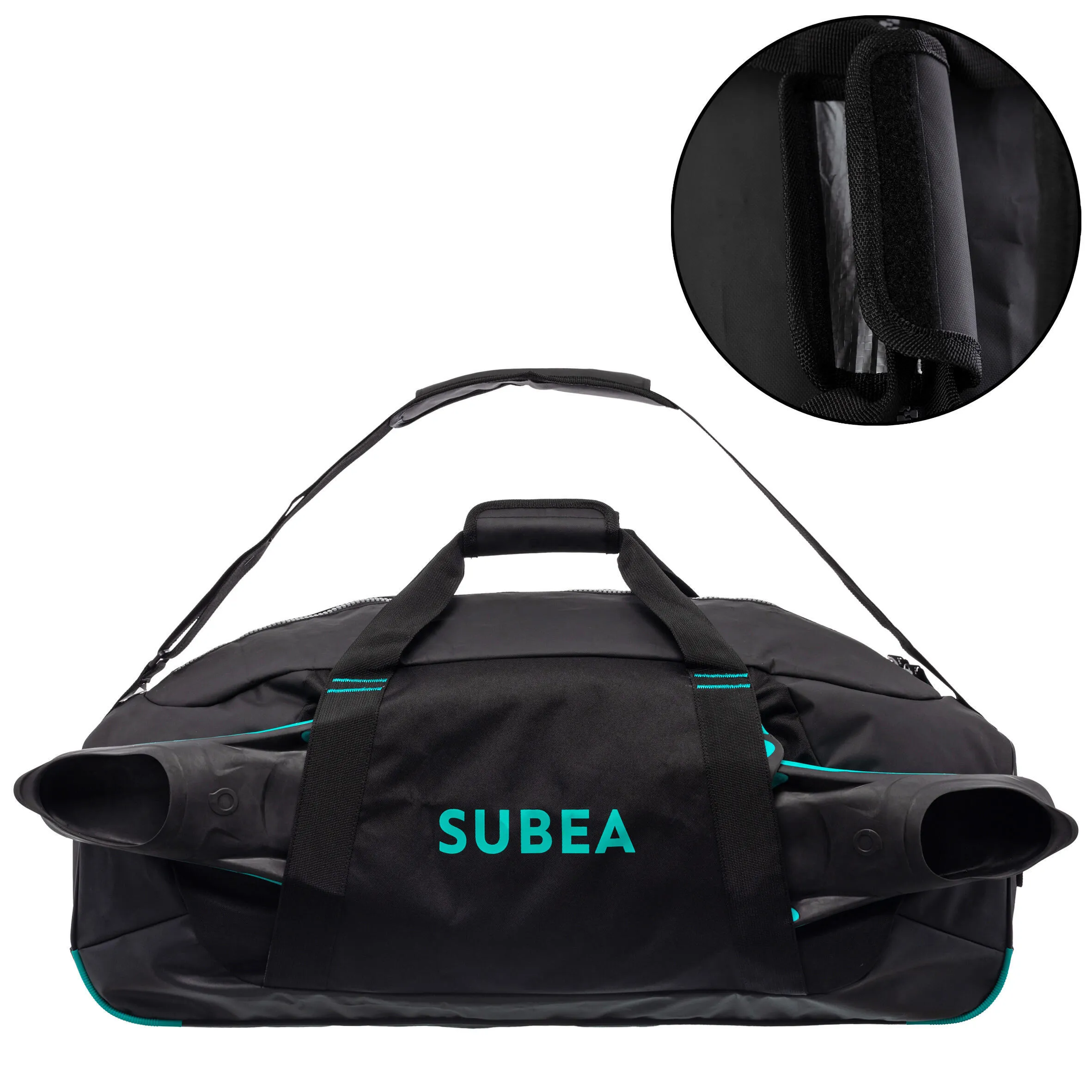 Dive bag SCD 65 liters black/blue SUBEA, black/Caribbean blue