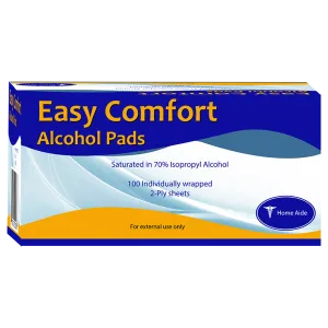 Easy Comfort Alcohol Prep Pads - Box of 100 ct.