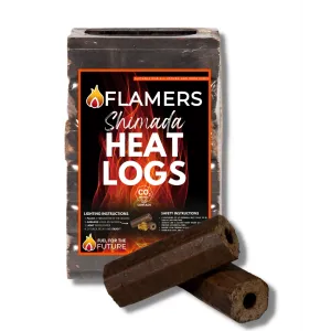 Flamers Shimada Heat Logs 12 Pack