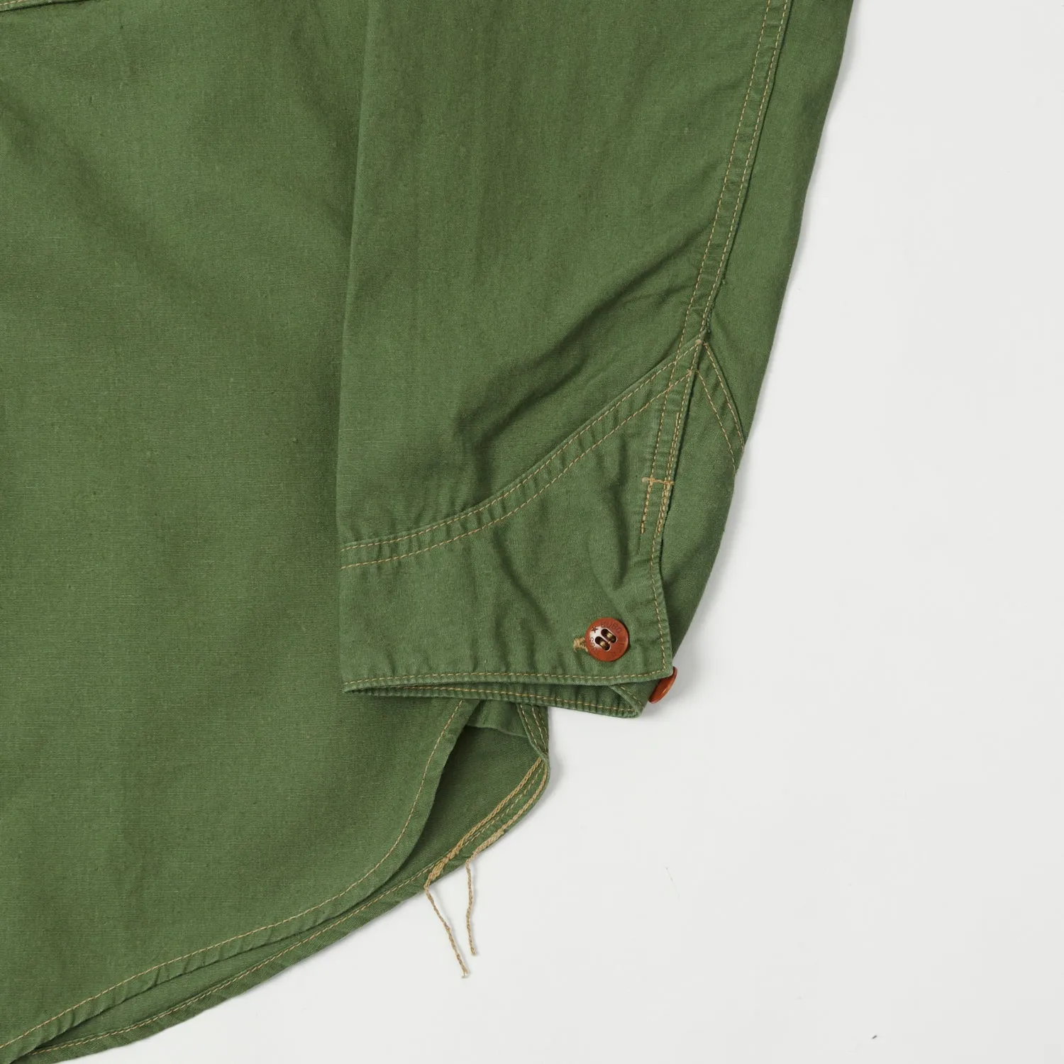 Freewheelers Great Lakes 'Montauk' Shirt - Olive