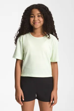 Girls T-shirt North Face Sports Boxy Lime Cream