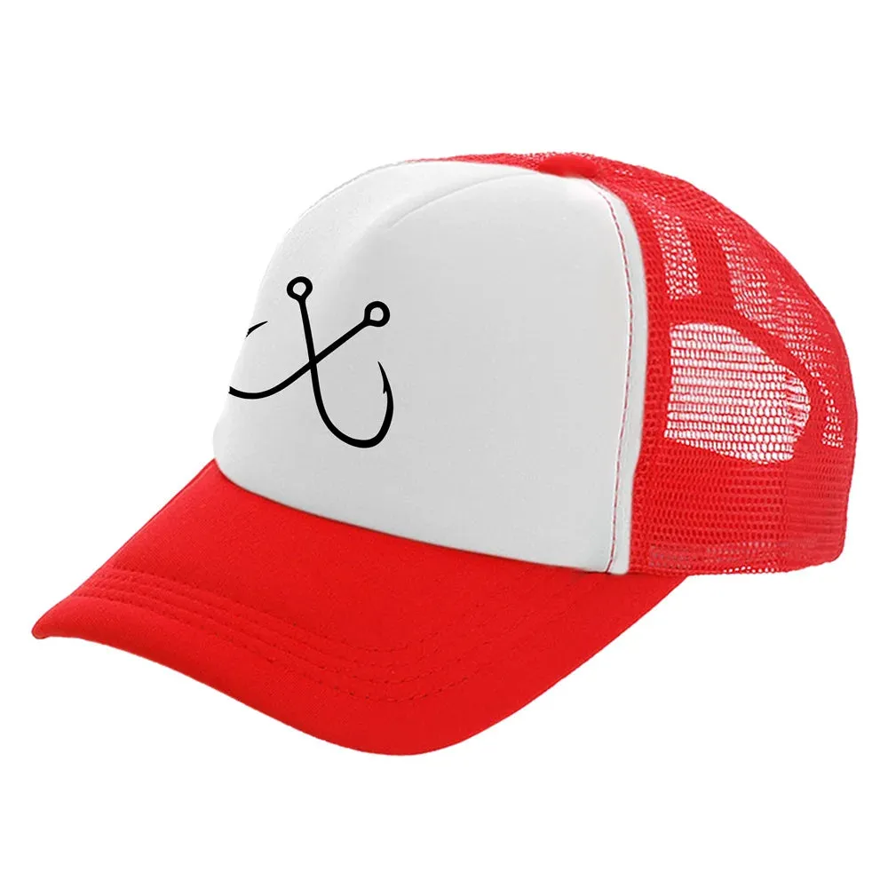 Hooked Breathable Summer Fishing Baseball Cap