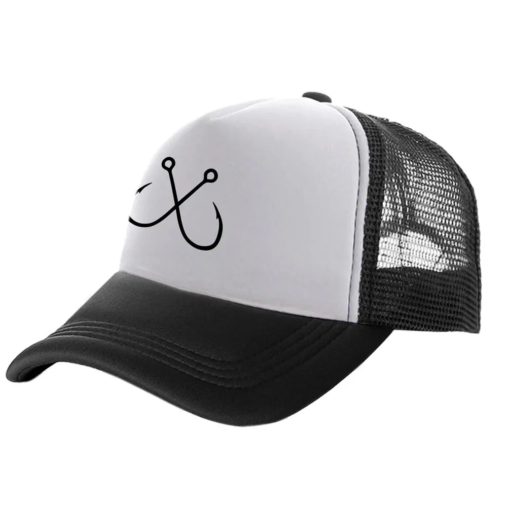 Hooked Breathable Summer Fishing Baseball Cap