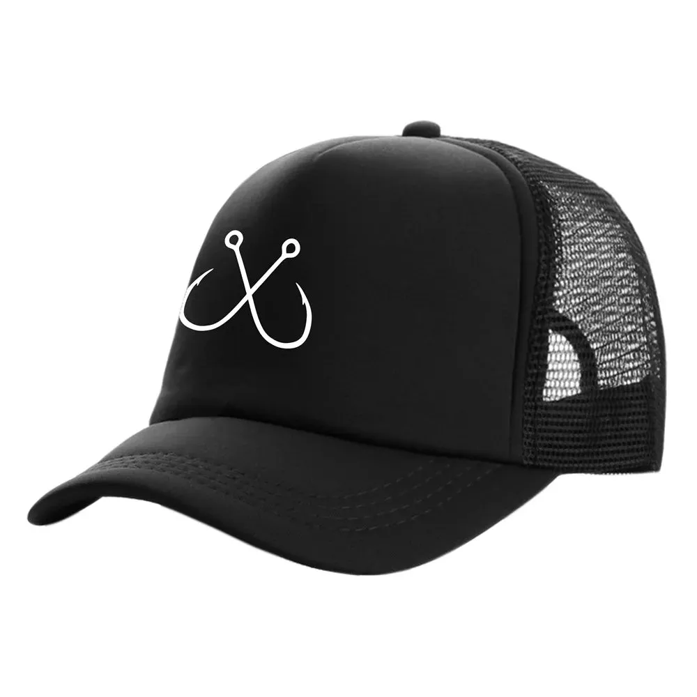 Hooked Breathable Summer Fishing Baseball Cap