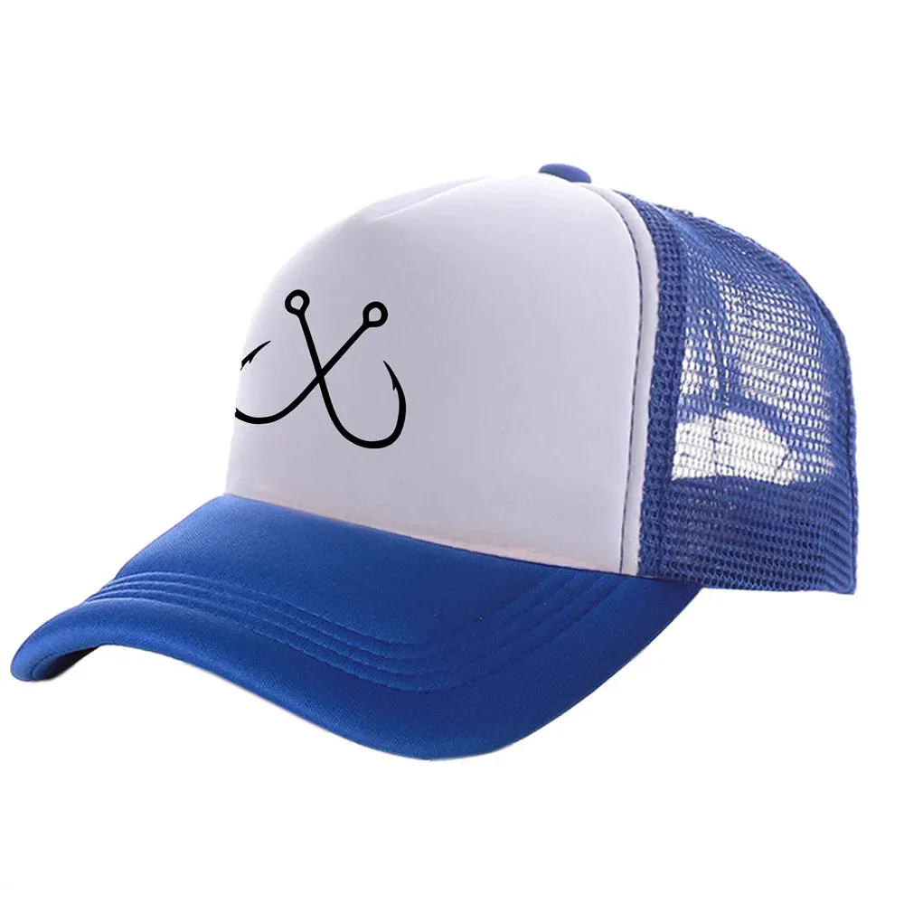 Hooked Breathable Summer Fishing Baseball Cap