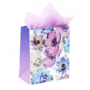 Icoloris Grande (Large) Jewel Toned Dream Matte Gift Bag With Glitter, 1 Design