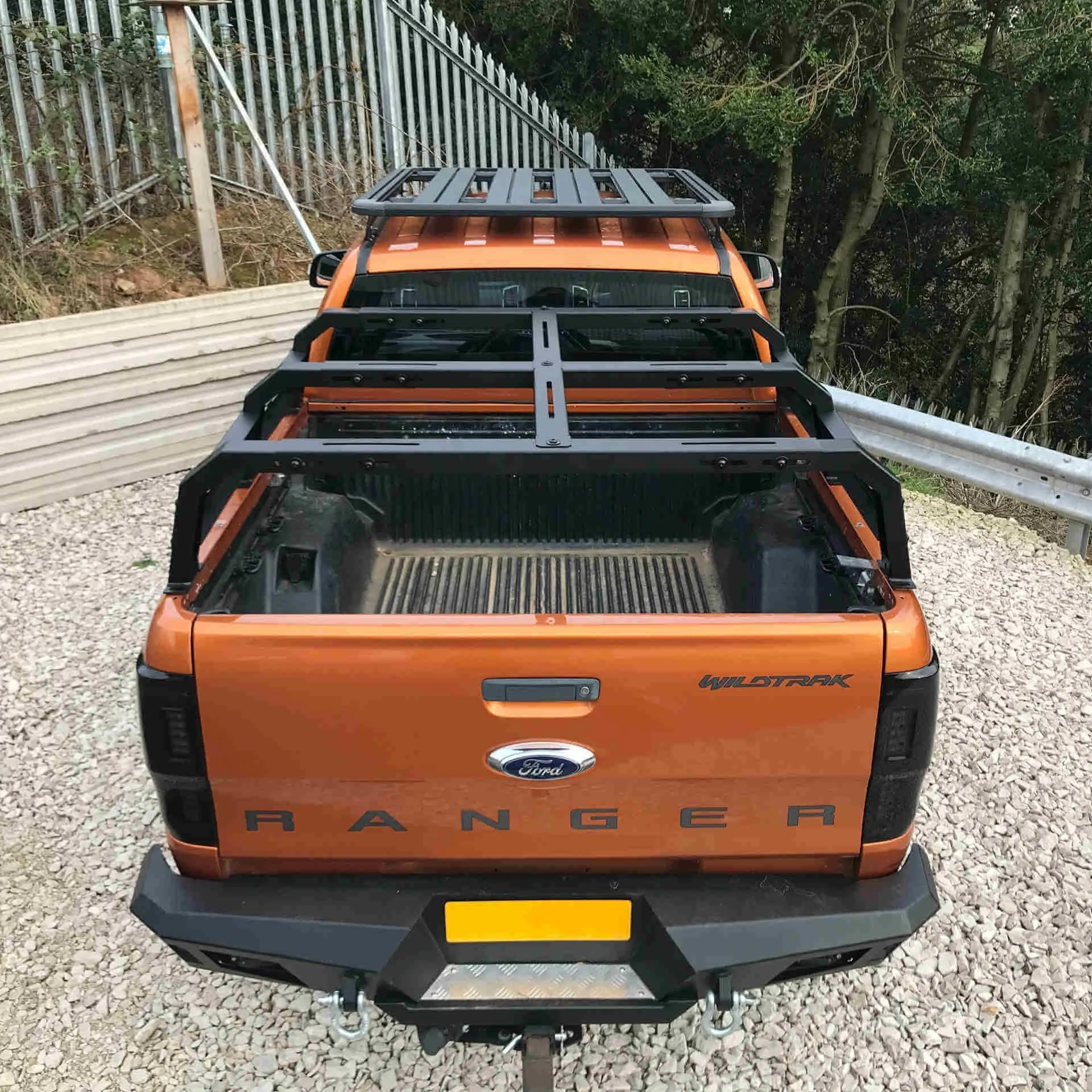 Low Height Adjustable Load Bed Roof Tent Cargo Rack for Nissan Navara D40 06-15