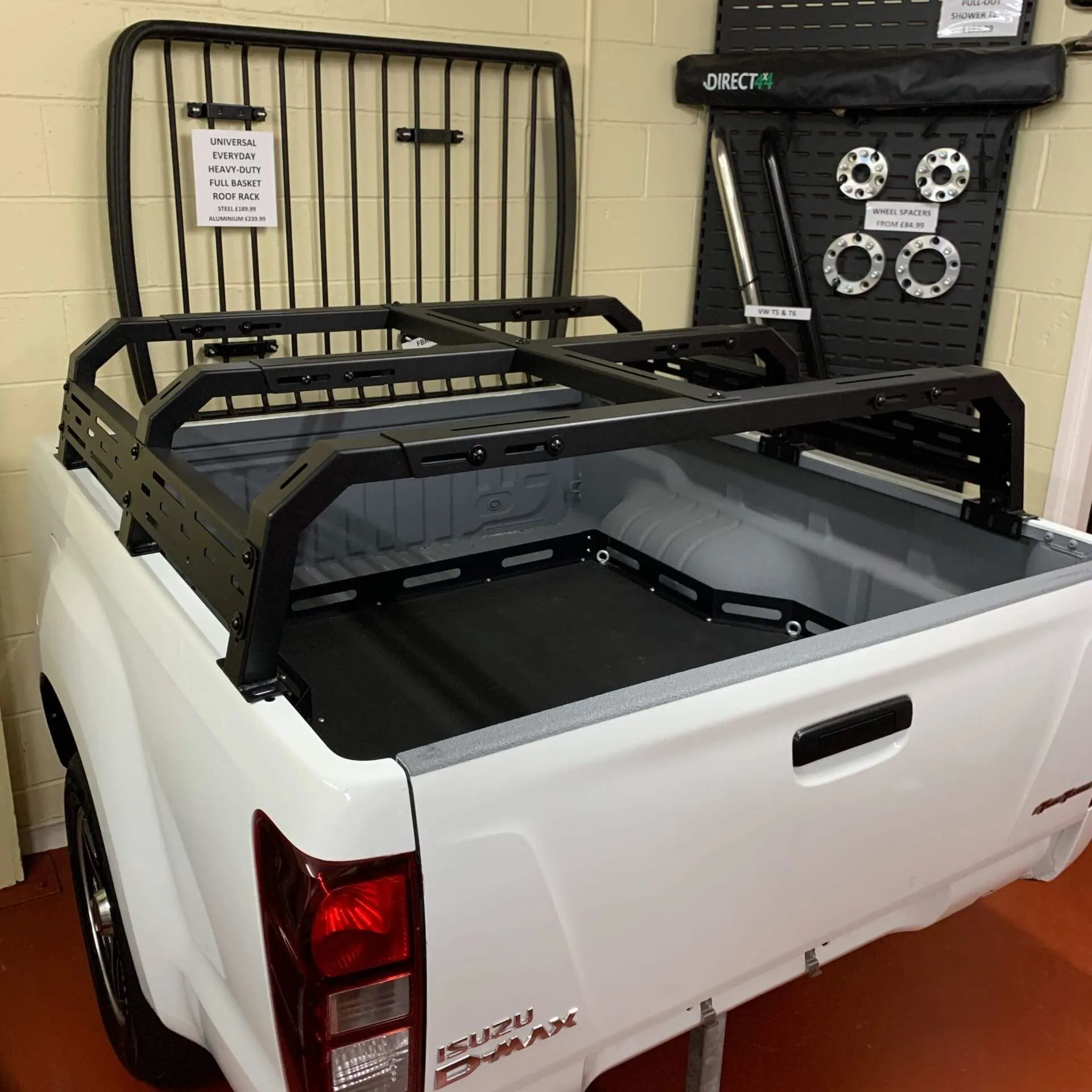 Low Height Adjustable Load Bed Roof Top Tent Cargo Rack for Ford Ranger 2012-2022