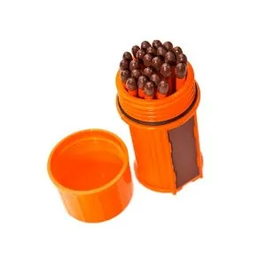 Match Container w-25 Matches - Orange