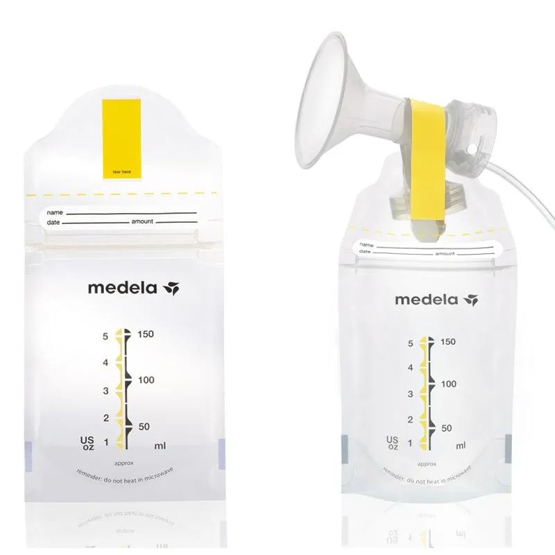 Medela Pump & Save Breastmilk Bags With Adapter