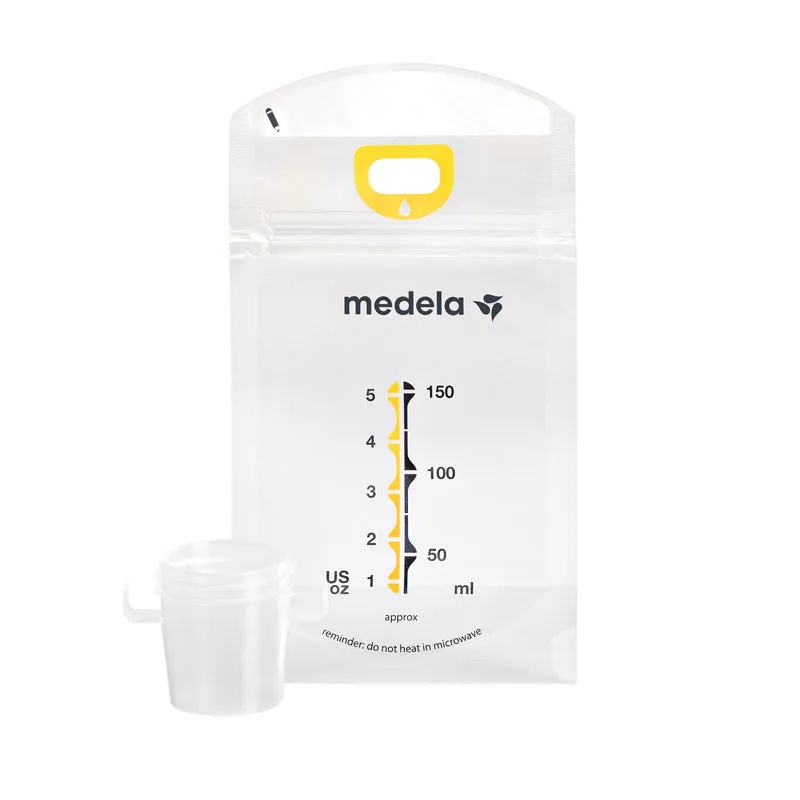 Medela Pump & Save Breastmilk Bags With Adapter