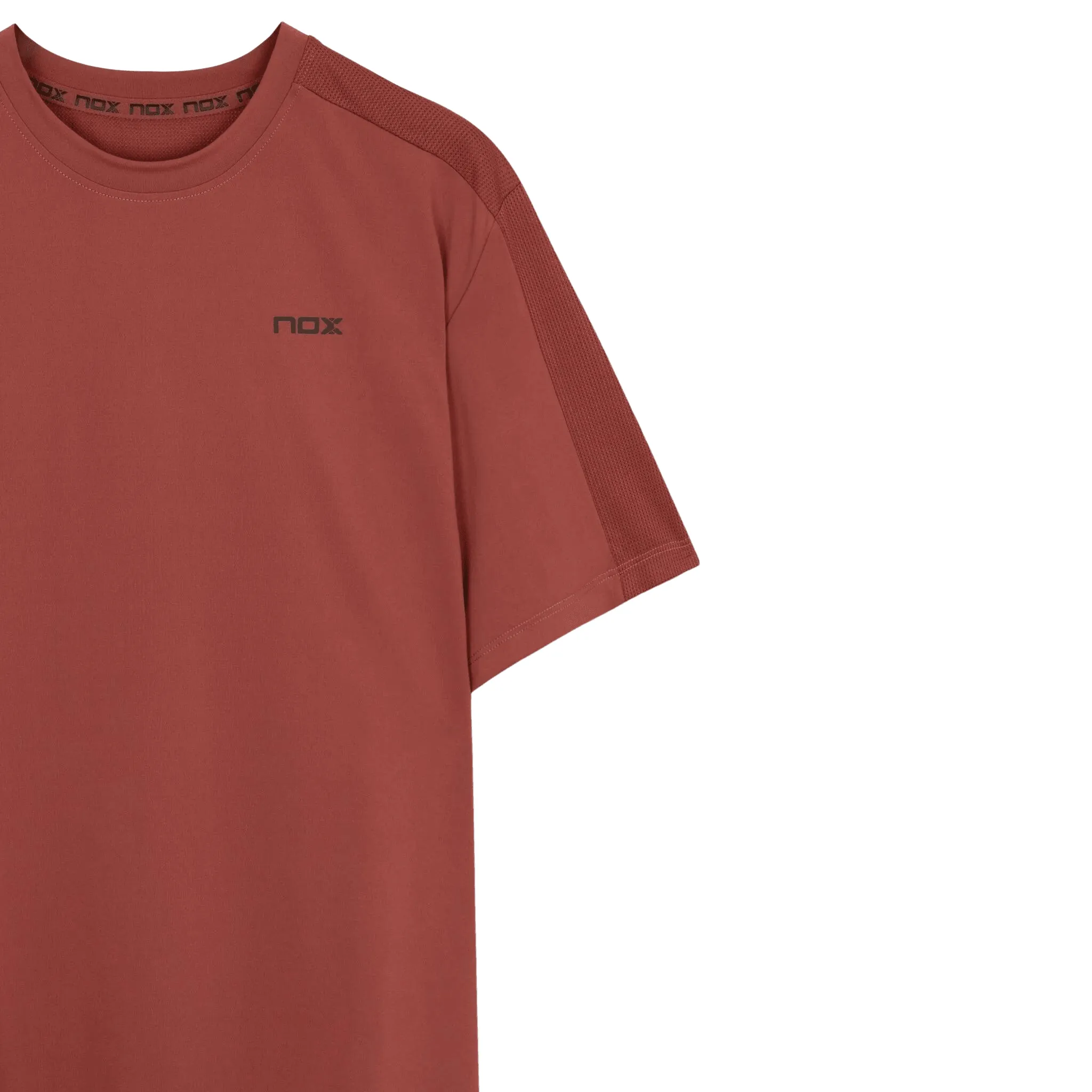 Nox PRO: Maroon Tee for Padel Pros!