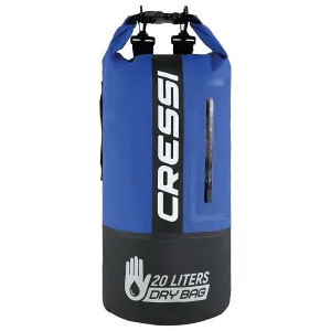 Open Box Cressi Premium Dry Bag - Black/Blue - 20 LT