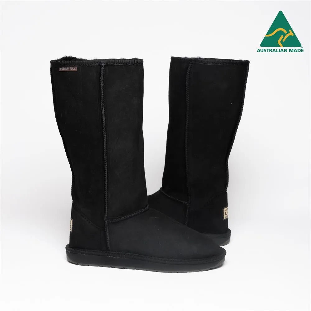 Original UGG Australia Australian Made Long Classic Black Ugg Boots