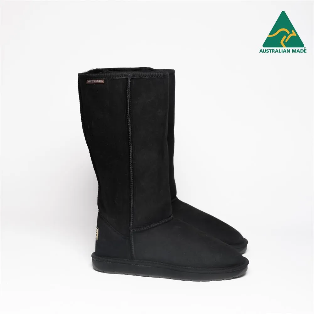 Original UGG Australia Australian Made Long Classic Black Ugg Boots