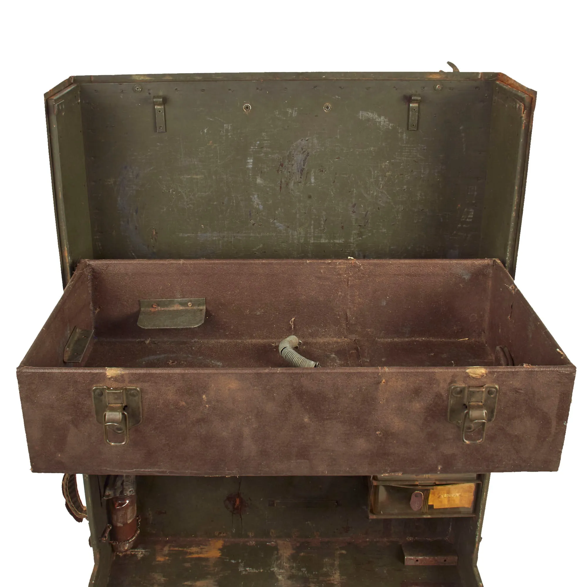 Original U.S. WWII Era Air Ambulance Cooking Case with Coleman Model 523 Stove & Contents