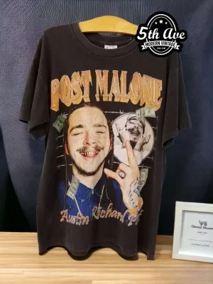 Post Malone single stitch t shirt