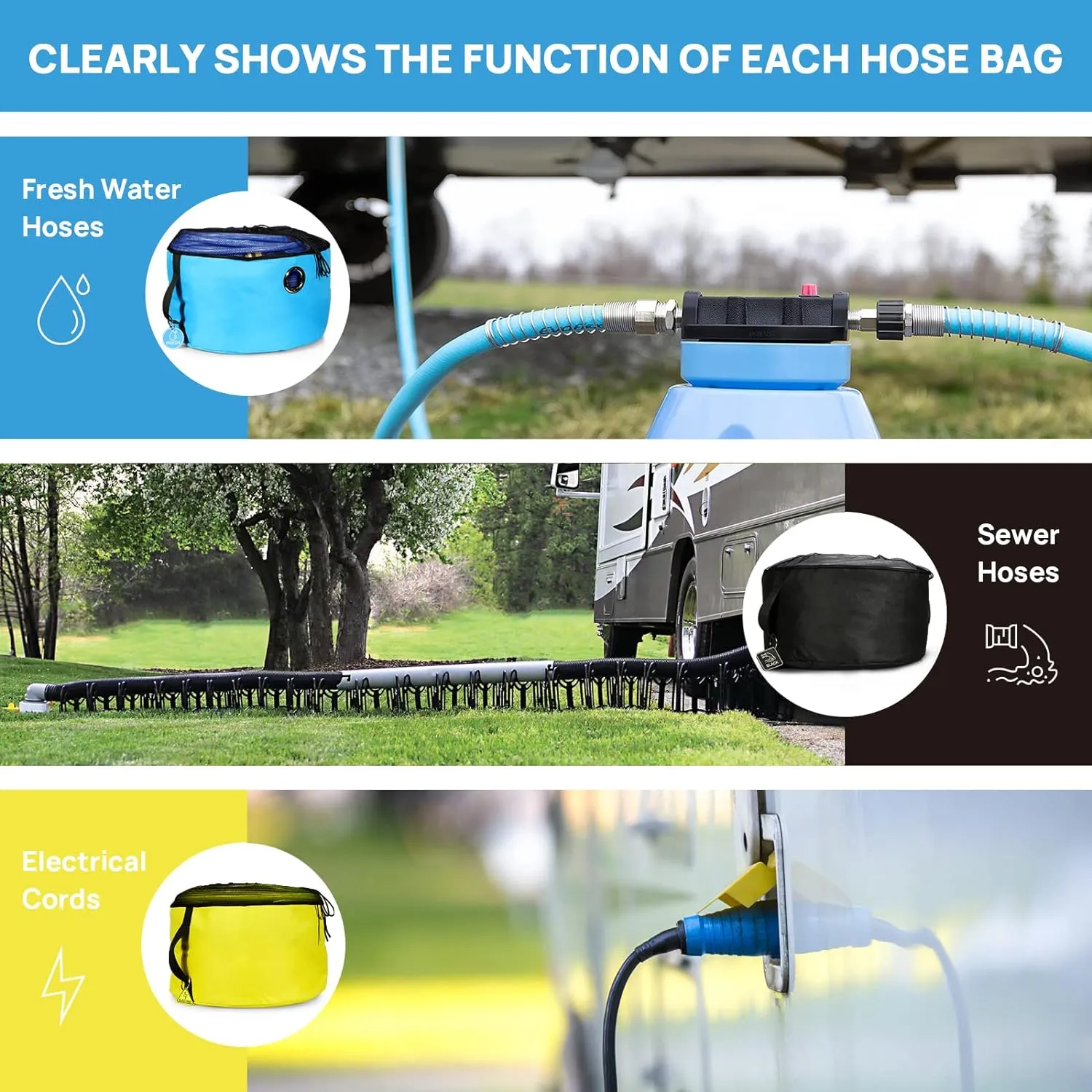 RV Hose Storage Bags