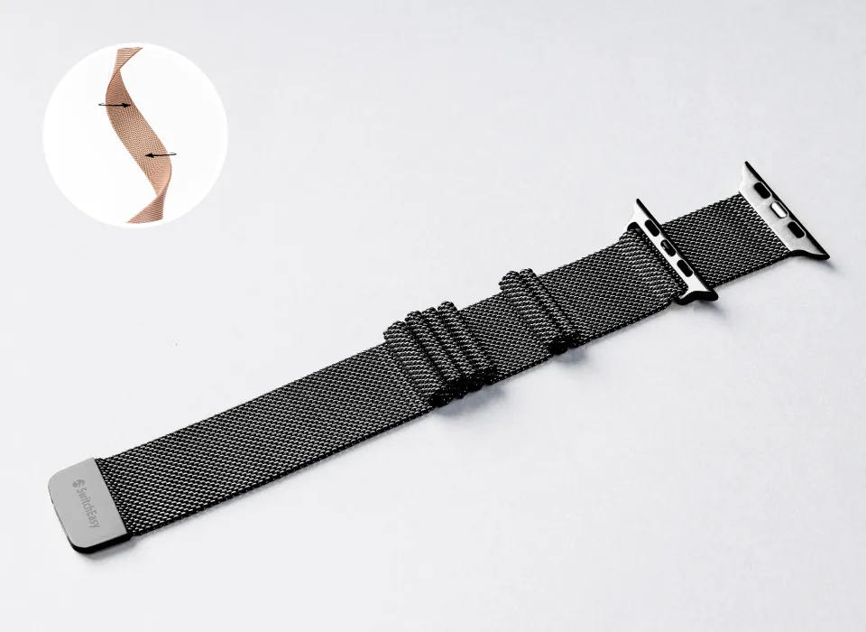 SwitchEasy Mesh Stainless Steel Apple Watch Band