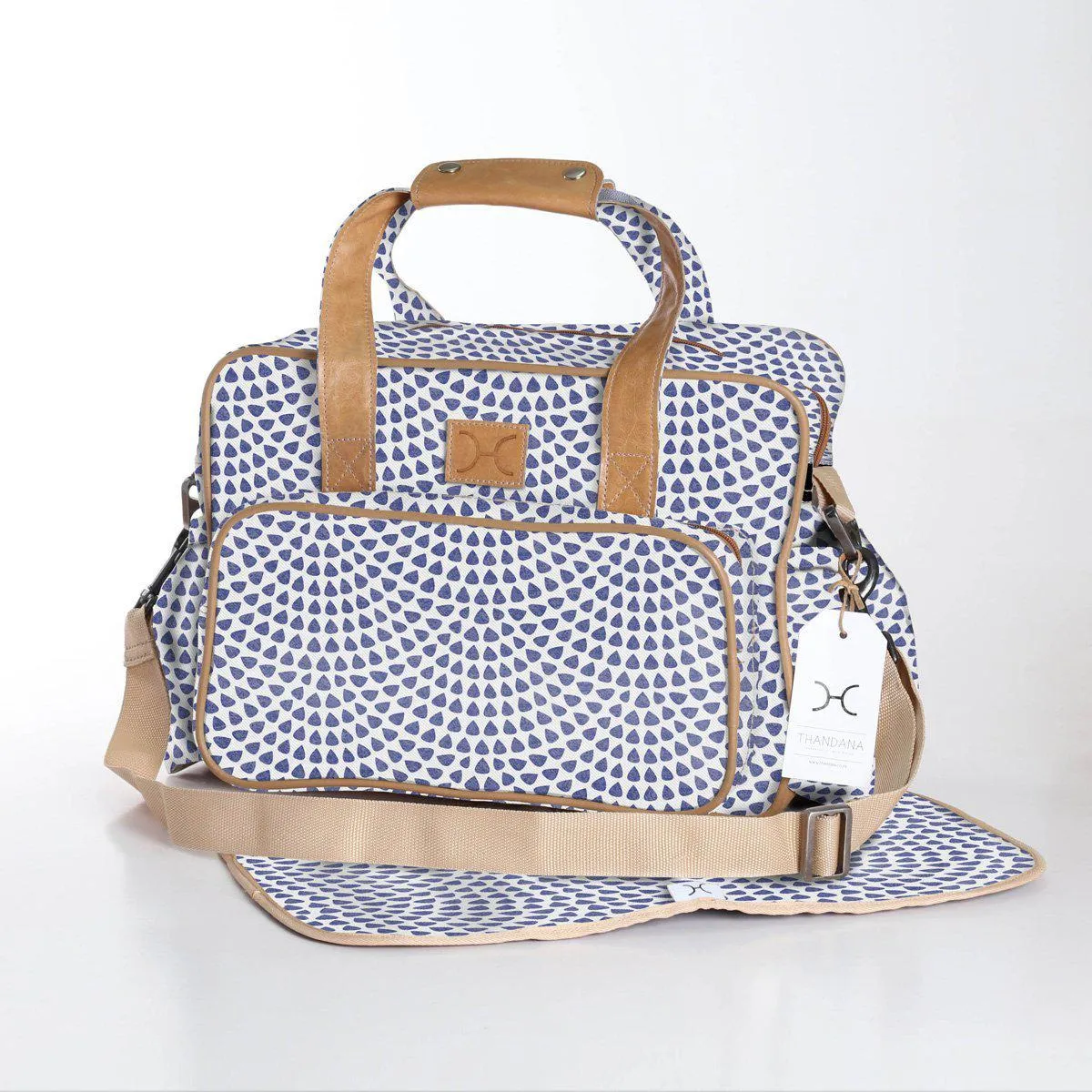 Thandana Laminated Fabric Nappy Bag | Multiple Colour Options