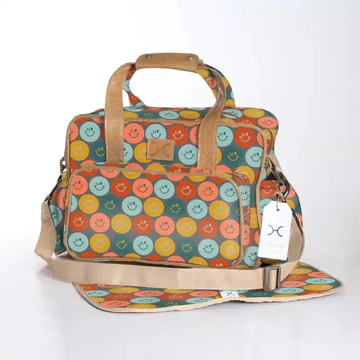 Thandana Laminated Fabric Nappy Bag | Multiple Colour Options