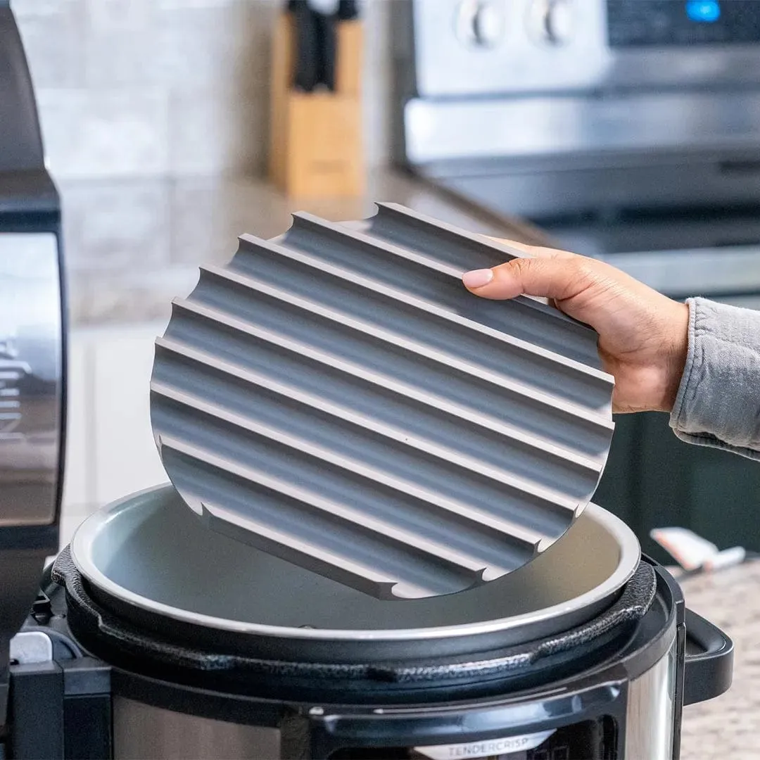 The Grill Anywhere GrillGrate-Round (for Skillets, Air Fryers & Camp Stoves)