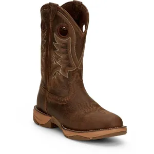 Tony Lama Brown Water Buffalo 11" Round Toe Work Boots for Men