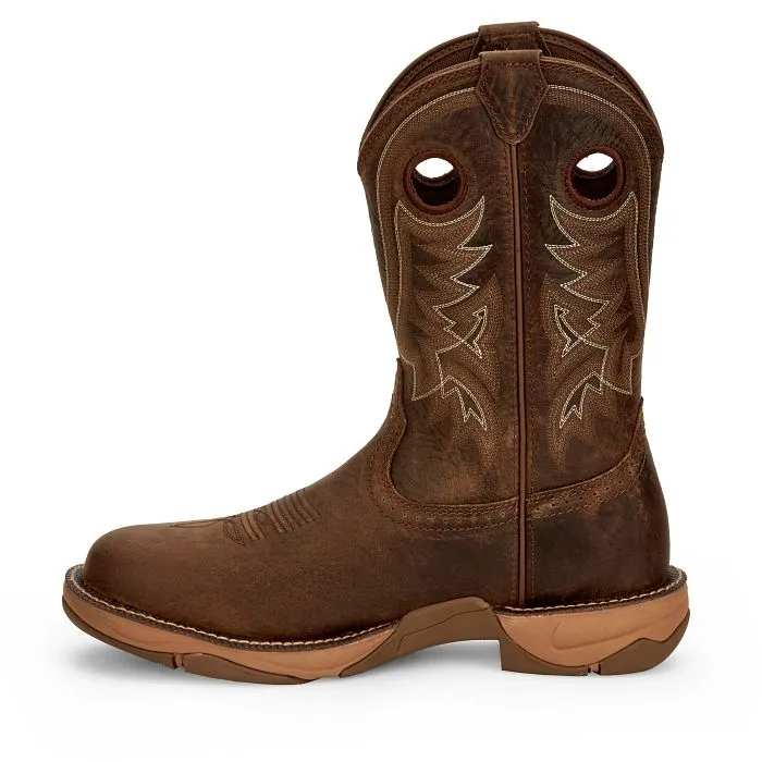 Tony Lama Brown Water Buffalo 11" Round Toe Work Boots for Men