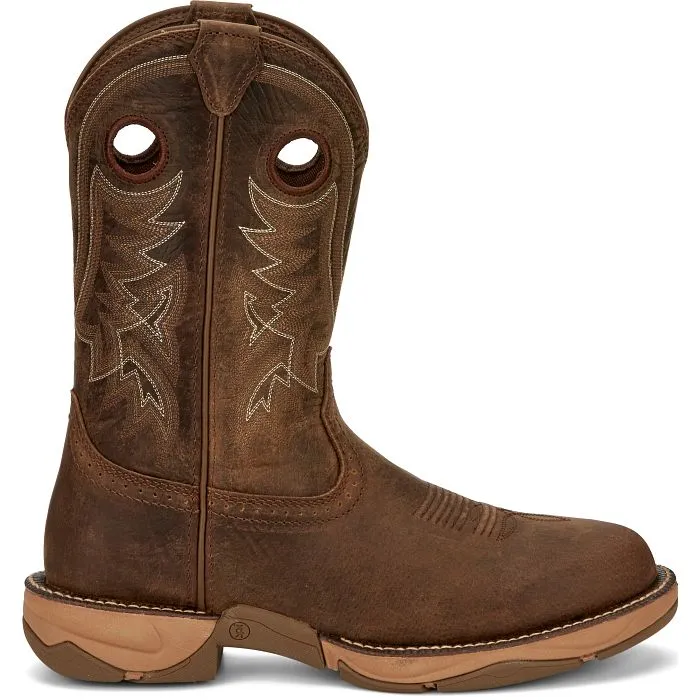 Tony Lama Brown Water Buffalo 11" Round Toe Work Boots for Men