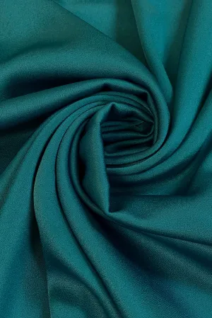 Triacetate Satin Backed Crepe in Teal