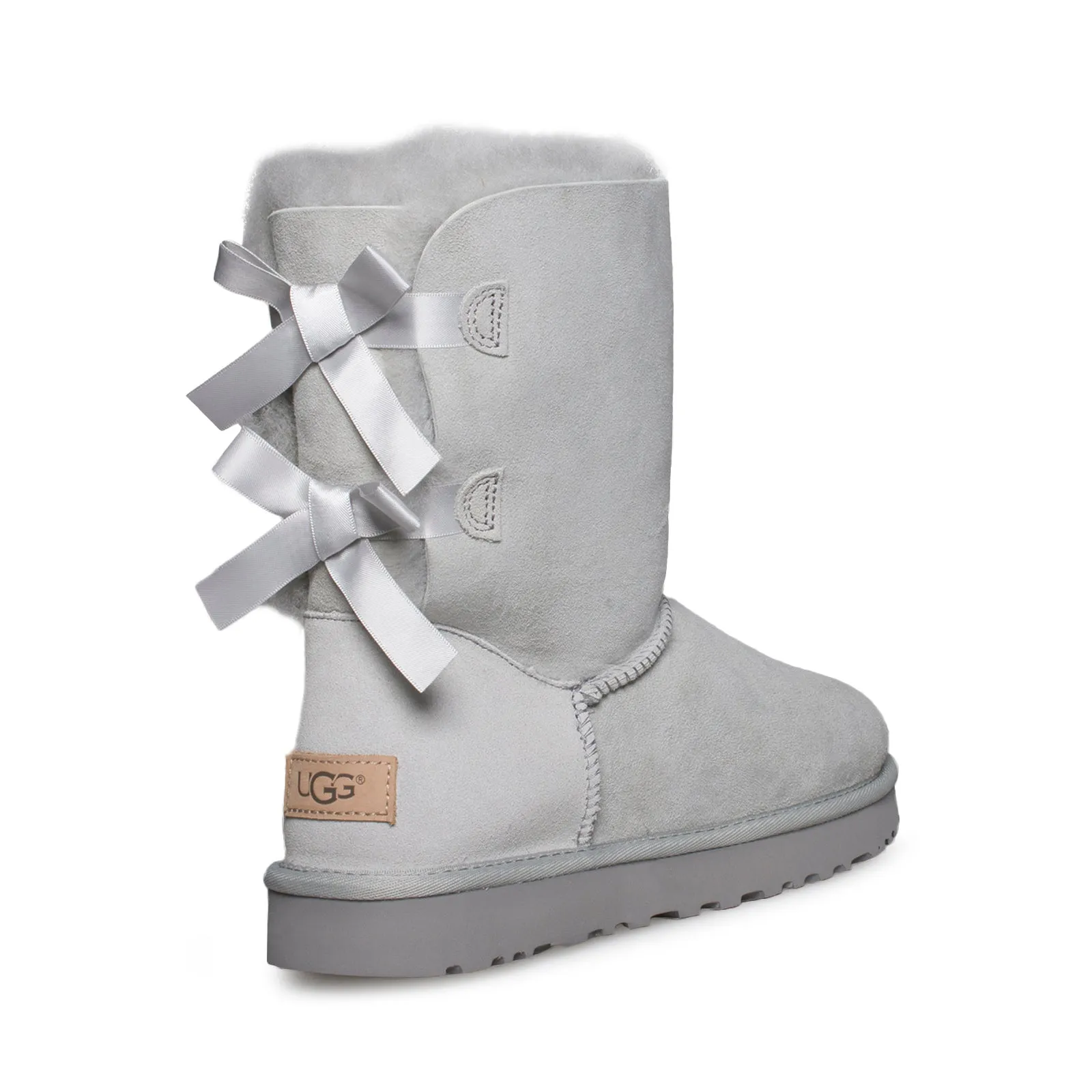 UGG Bailey Bow II Grey Violet Boots - Women's