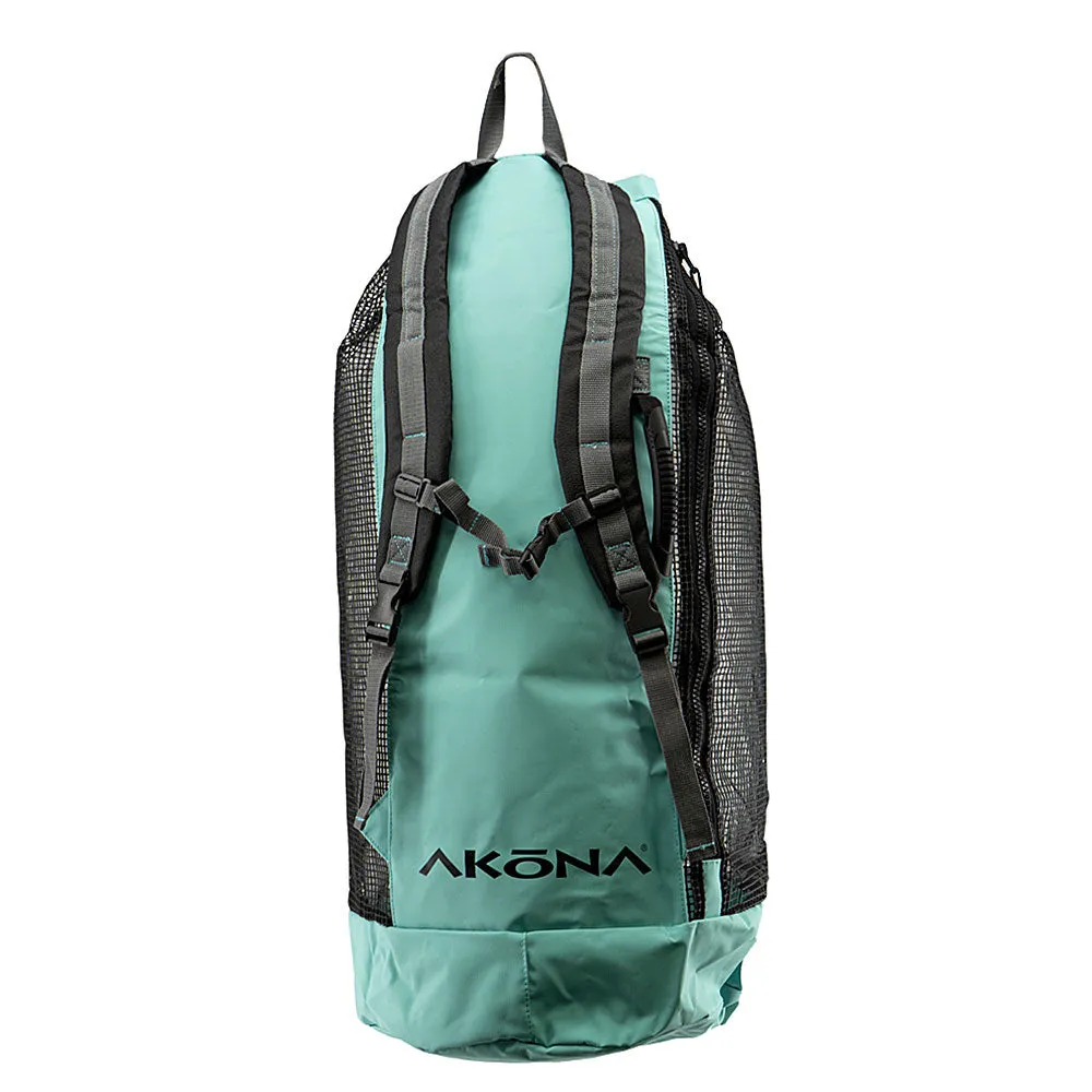 Used Akona Huron DX Heavy Duty Mesh Backpack with Dry Bag - Tiffany